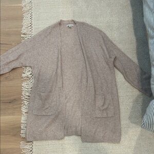 American Eagle Outfitters Soft Tan Cardigan